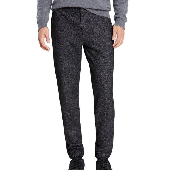 Vince Tweed Herringbone Jogger Pants - Picture 1 of 8